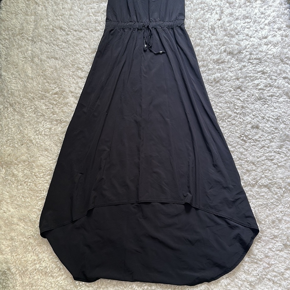 Athleta black Novella high-low sporty dress - Picture 4 of 8